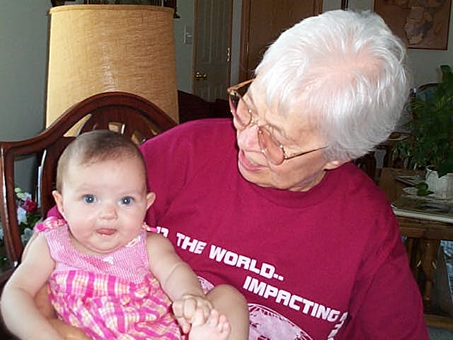 Grandma Annabelle with Anna